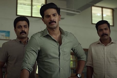 Dulquer Salman in Salute trailer