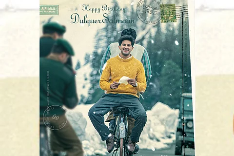 On Dulquer's birthday, his look as 'Lieutenant Ram' from upcoming Telugu film out