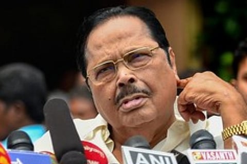 DMK's Duraimuragan says protests will break out in Vellore if water is given to Chennai