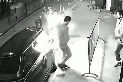 Video: E-Cigarette battery explodes in this guy's jacket, and he has serious burns