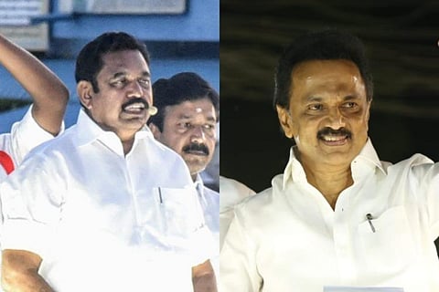 CM Edappadi K Palaniswami and DMK president MK Stalin