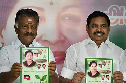 AIADMK announces candidates for bye-polls in 4 Assembly seats