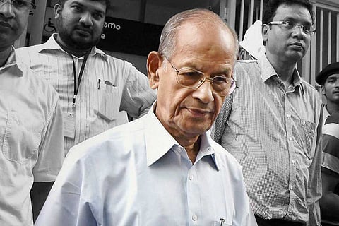 E Sreedharan looking sad