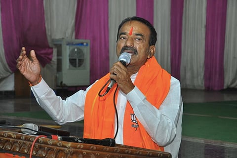 Eatala Rajendar addressing an event