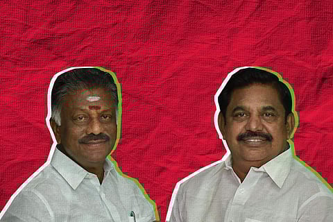 Tamil Nadu Chief Minister Edappadi Palaniswami and Deputy Chief Minister O Paneerselvam
