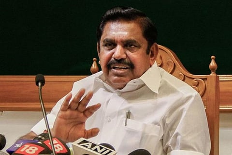 Chief Minister Edappadi K Palaniswami