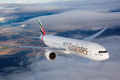 File photo of an Emriates aircraft