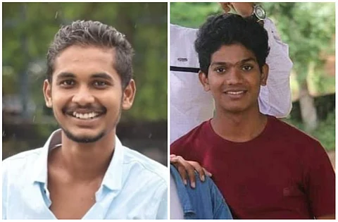 Naveen, the deceased (L); Krishna, the accused (R)