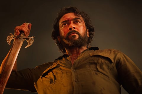 Suriya in the first look of Etharkkum Thunindhavan