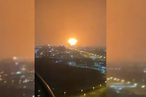 Explosion at Jebel Ali Port