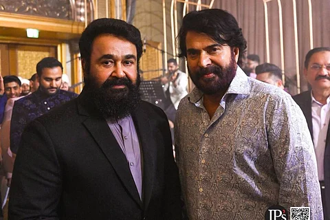 Watch: Mammootty, Mohanlal attend opulent wedding of bizman MA Yusuff Ali’s niece