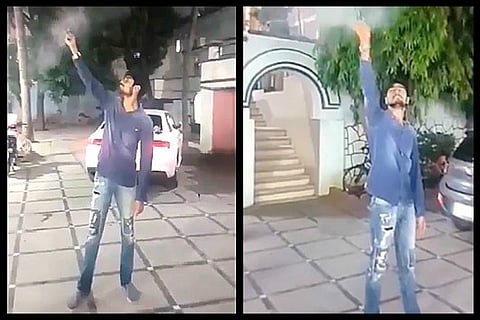 Video: Hyderabad man goes on a firing spree at Falaknuma to celebrate birthday, arrested