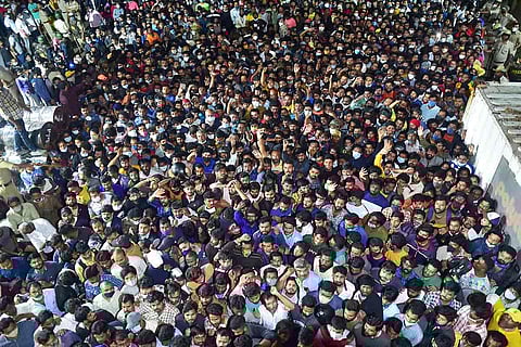 Fans of puneeth rajkumar at kanteerava stadium