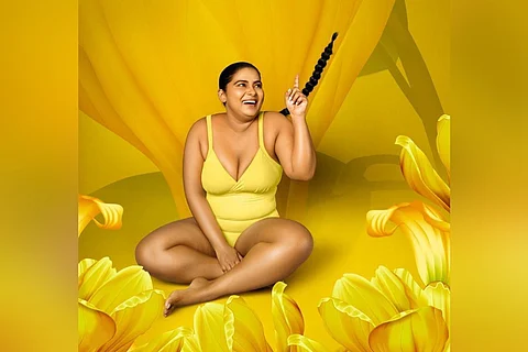 Fara Shibla in her latest photoshoot promoting body positivity titled Brimming Fara