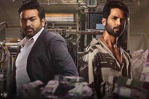 Vijay Sethupathi and Shahid Kapoor in Farzi