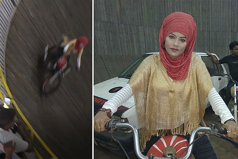 Meet Rehana, the biker riding the 'well of death' at Hyderabad's Numaish Fair