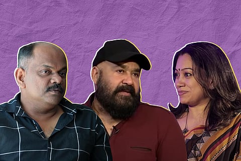 Rosshan Andrrews, Mohanlal, and Anjali Menon