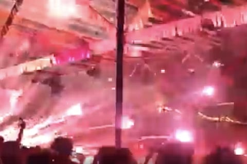 Fireworks display goes awry at Kerala temple, 17 people injured