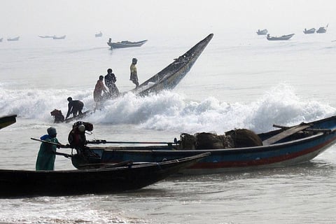 Cyclone Mandous: Seven stranded Andhra fishermen rescued from sea