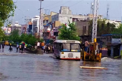 Several low-lying areas cut off, marooned residents appeal for help as rains lash Hyderabad