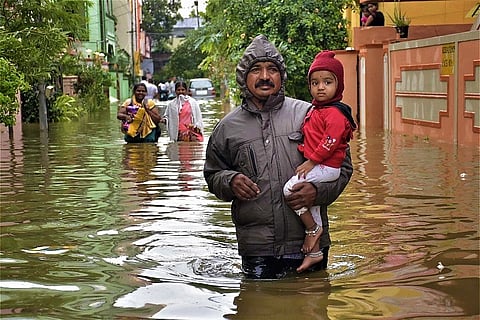 Rain throws life out of gear in Hyd: Low-lying areas get flooded, lakes spew toxic foam