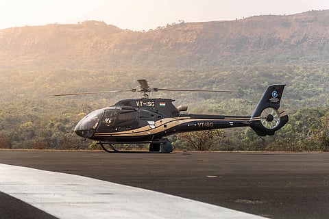 A representative image of a Fly Blade helicopter