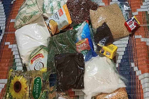 Free food kits distributed by Kerala government