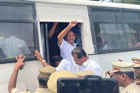 Ex TN MLA Raviarunan detained while protesting against quarry accident