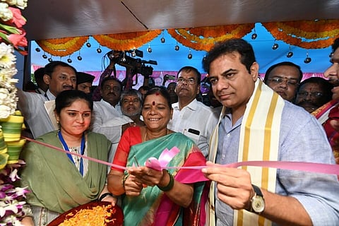 Telangana Municipal Administration and Urban Development minister KT Rama Rao launches GHMC ward offices