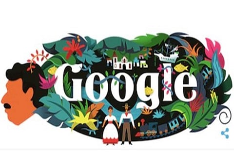 Google celebrates Gabriel Garcia Marquez’s 91st b’day with doodle