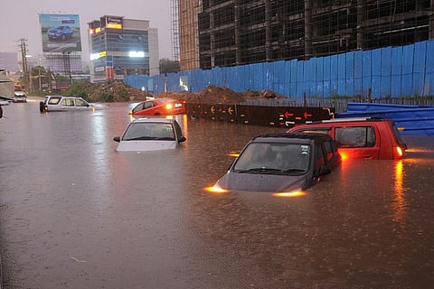 In Pictures: Hyderabad struggles as heavy rains lash city