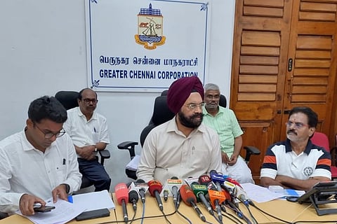 Gagandeep Singh Bedi on Strom water drainage project