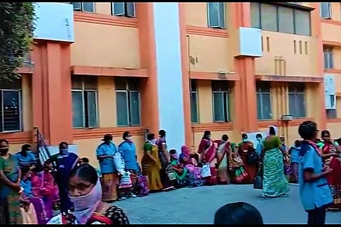 ‘Why aren’t we being recognised?’: Hyderabad contract sanitation workers protest