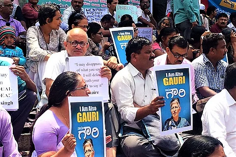 In Pictures: Bengaluru journalist Gauri Lankesh's murder sparks off protests across India