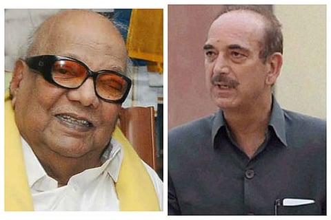 Congress leader Ghulam Nabi Azad to call on Karunanidhi