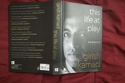 Girish Karnad's autobiography