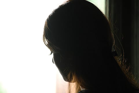 Silhouette of a woman