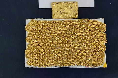 Gold seized by Hyderabad Customs: Man nabbed at Hyderabad airport for smuggling 2.7 kg gold in form of paste, chains