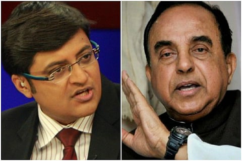 Arnab Goswami’s venture's name ‘Republic’ is in violation of law: Subramanian Swamy writes to Centre