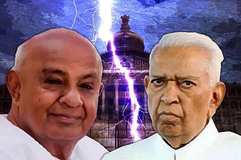 By handing over state mantle to BSY, did Vajubhai Vala settle a 22-yr-old score?
