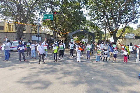 Residents' Protest at HAL Junction