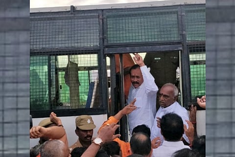 BJP's H Raja, Pon Radhakrishnan booked for Marina protest