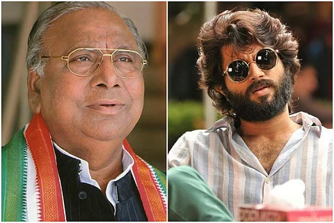 Ban 'Arjun Reddy' for promoting drugs, says Congress leader who tore posters of the film