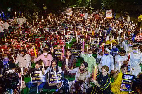 Protests over the Hathras incident