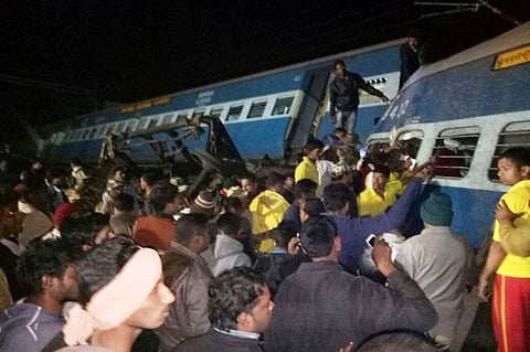Many dead, several injured as seven coaches of Hirakhand Express derails in Andhra