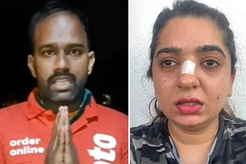 Hitesha and Kamaraj collage