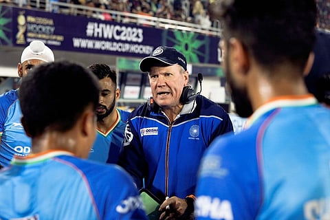 Hockey World Cup: Dominant India held goalless by England as Hardik pulls out injured Photo