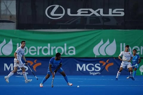 India men's hockey team loses 1-2 to Spain in opener