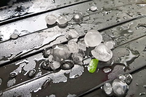 Hyderabad cools down as hailstorms lash several parts of the city, more rain in store