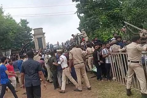 Seven injured in Hyderabad in stampede over India-Australia match ticket sales